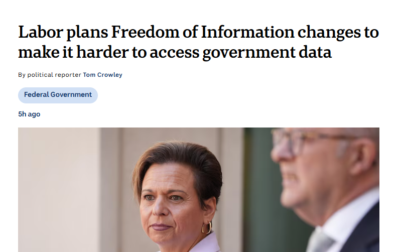 lately, i've been helping welfare recipients FOI their job agency &amp; centrelink files to uncover unlawful punishments made against them

i've also been FOI'ing the departments responsible for this unlawful harm

these changes will make it even easier for them to punish the poor