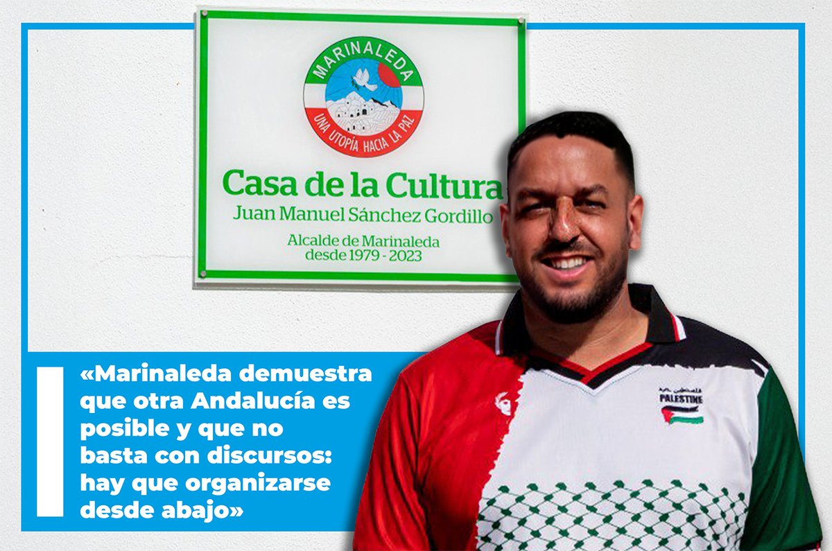 «Andalucía se levanta»: Marinaleda acogerá el 14 de septiembre el primer paso hacia la unidad y la soberanía
tps.soy/vSr2D

 ✊ Si compartes, cita nuestro post, no pegues el enlace. No vamos a pagar el peaje de Musk.