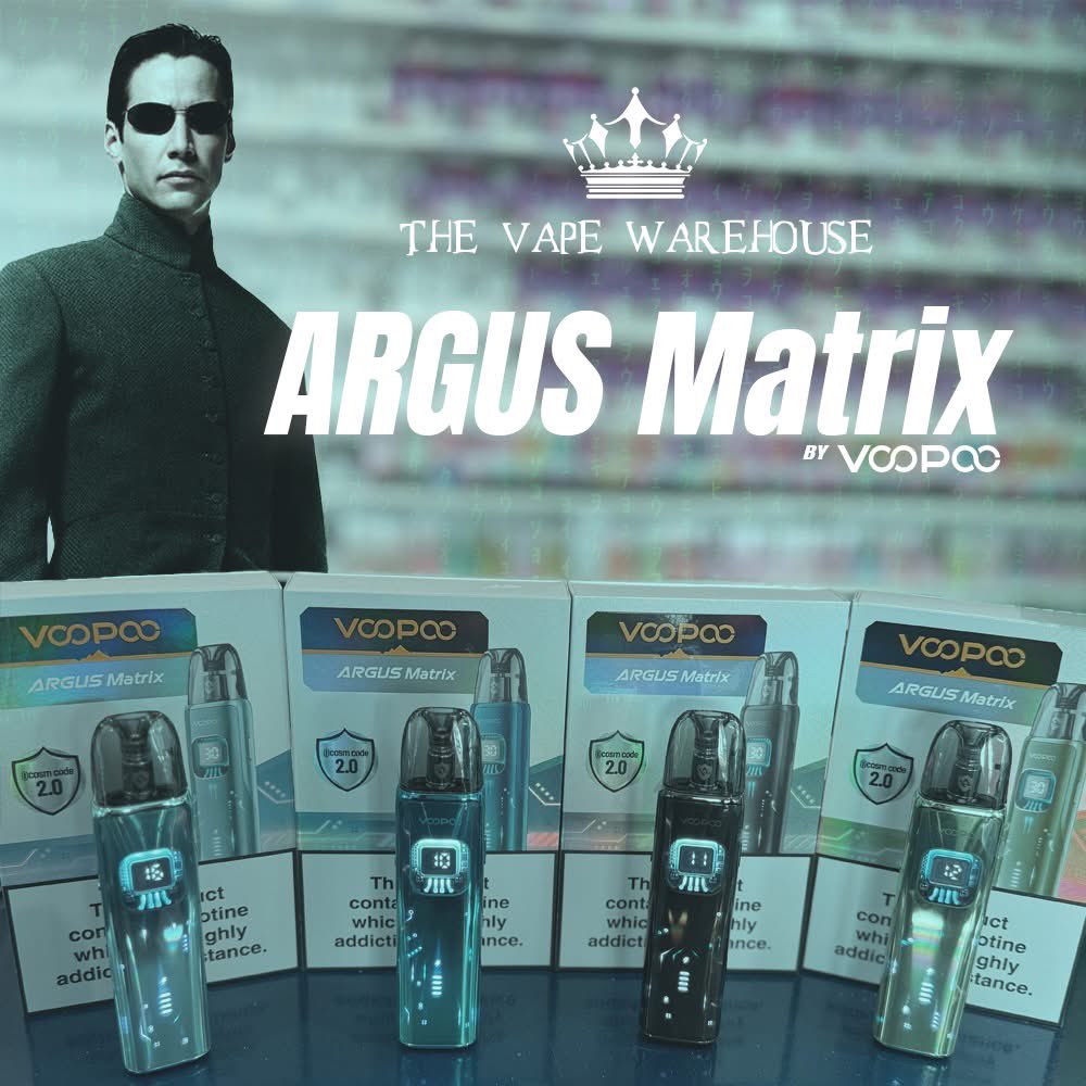 🚨 𝐍𝐄𝐖 𝐀𝐑𝐑𝐈𝐕𝐀𝐋 AT THE VAPE WAREHOUSE 🚨

✨ 𝐊𝐞𝐲 𝐅𝐞𝐚𝐭𝐮𝐫𝐞𝐬
Borderless Curved Full Screen with IML Design
1350mAh long-lasting battery 🔋
10–30W for smooth performance
Type-C Fast Charging (5V/2A)

#voopoo #voopoomatrix #matrix #vapeshop #wolverhampton #vapeuk