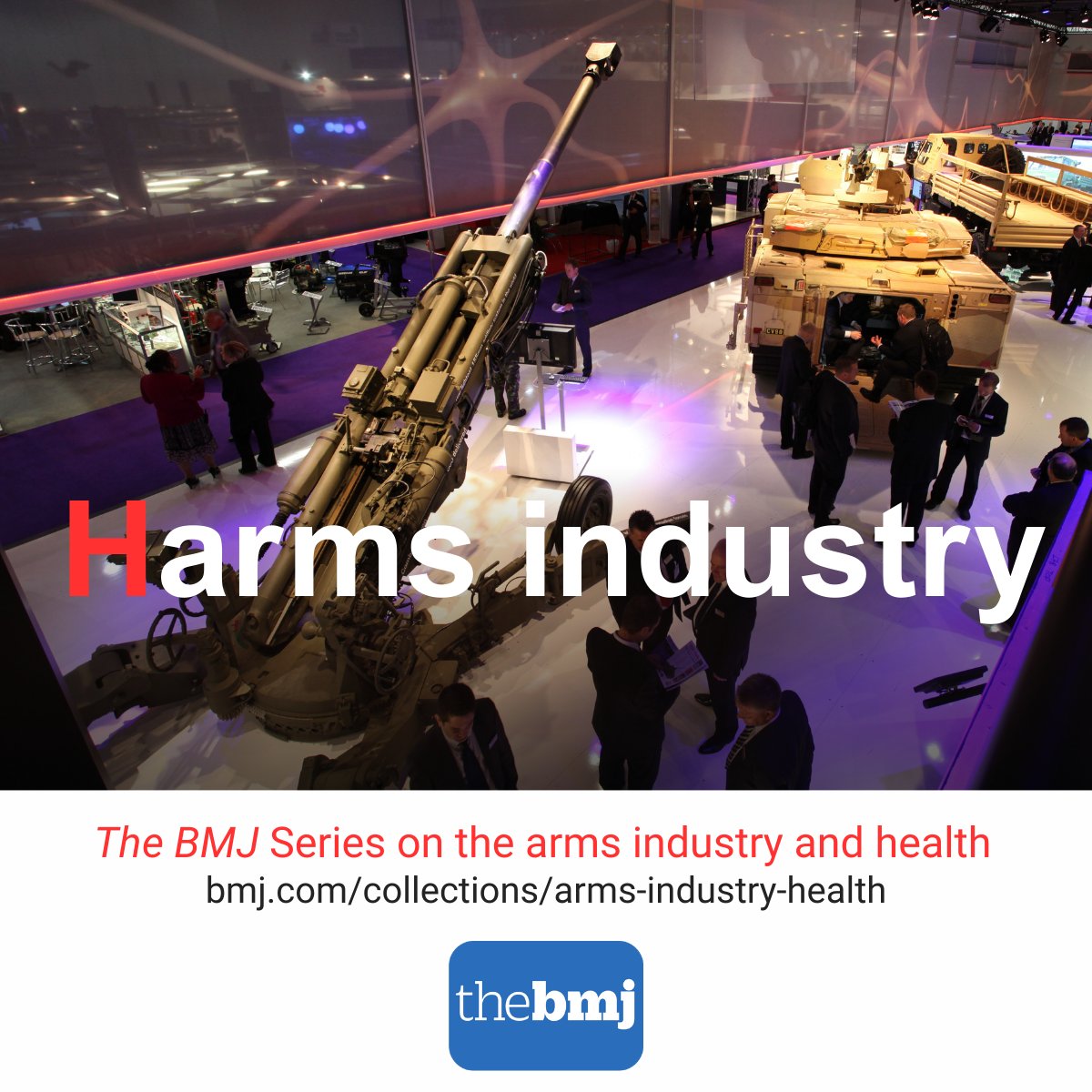 The BMJ (@bmj_latest) on Twitter photo The corporate practices of arms companies have direct implications for human & #PlanetaryHealth
Our NEW series applies a commercial determinants of health framework to the arms industry
<a href="/jocalynclark/">Jocalyn Clark</a> <a href="/KamranAbbasi/">Kamran Abbasi</a> <a href="/markabellis/">Mark Bellis</a> <a href="/robmuggah/">Robert Muggah</a> <a href="/Katharineford/">Dr Kat Ford</a>
bmj.com/content/390/bm… The corporate practices of arms companies have direct implications for human & #PlanetaryHealth
Our NEW series applies a commercial determinants of health framework to the arms industry
<a href="/jocalynclark/">Jocalyn Clark</a> <a href="/KamranAbbasi/">Kamran Abbasi</a> <a href="/markabellis/">Mark Bellis</a> <a href="/robmuggah/">Robert Muggah</a> <a href="/Katharineford/">Dr Kat Ford</a>
bmj.com/content/390/bm…