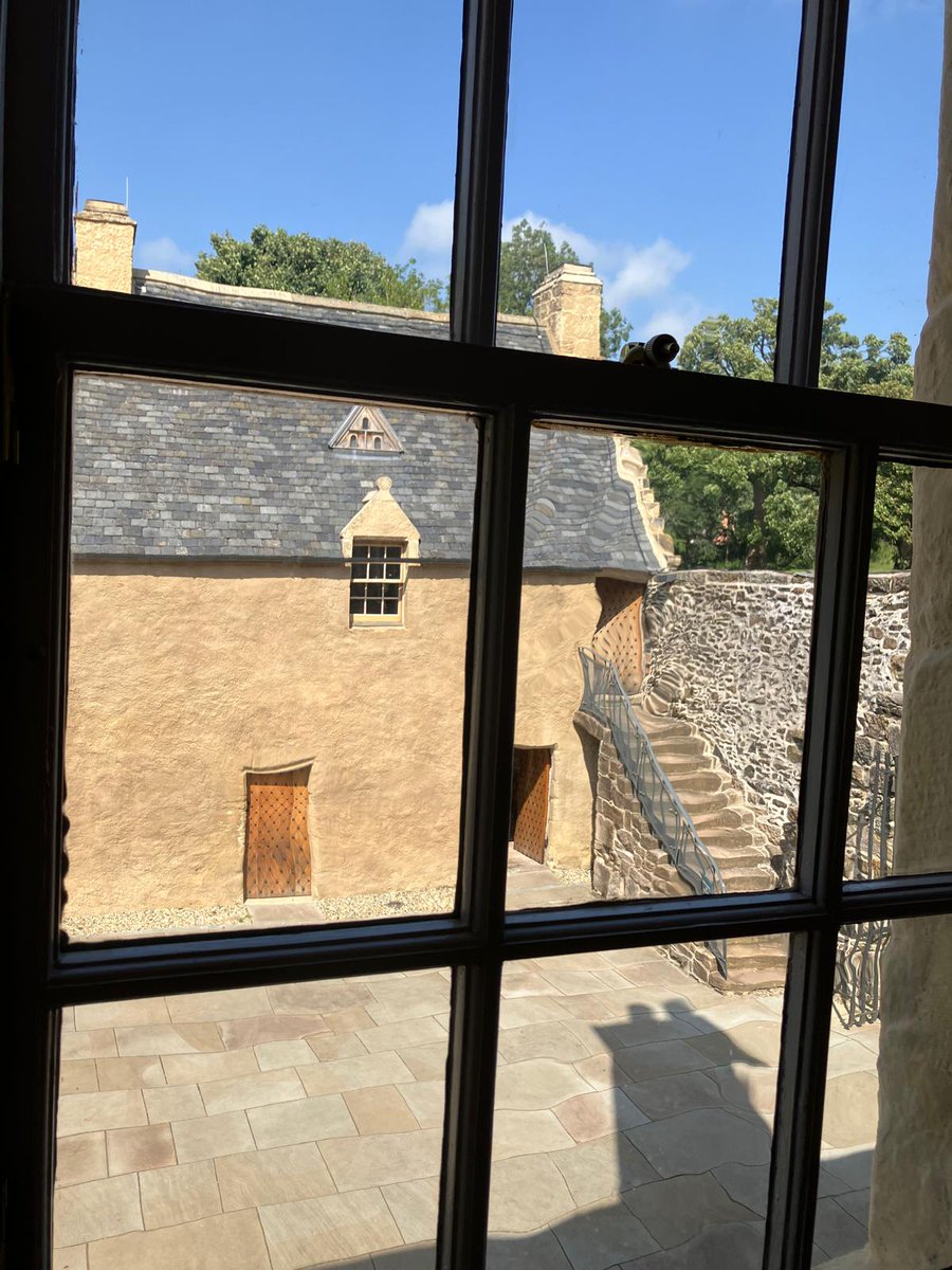 A view from a window at Provan Hall in Glasgow - the same view people would have had hundreds of years ago! What a survivor this historic building is. It's free to visit each Thursday to Sunday, 10am to 4pm