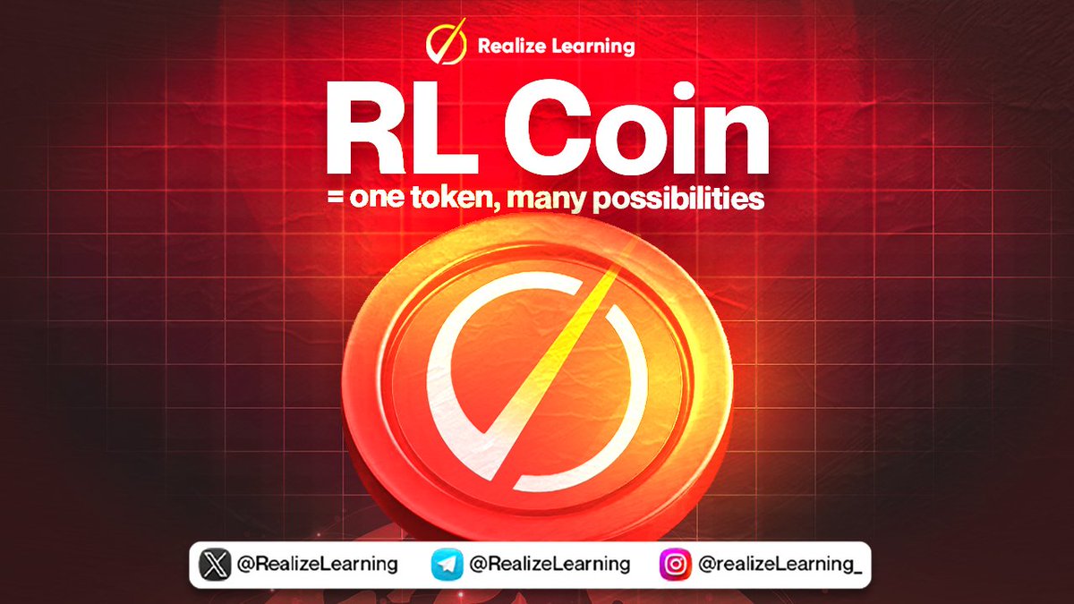 RealizeLearning's tweet image. 🪙 RL Coin isn’t just another token — it's part of the Realize Learning ecosystem.

→ Used for rewards
→ Potential for access &amp;amp; participation
→ Designed to grow with the community

One token. Many possibilities.

#RealizeLearning #Web3Education #LearnToEarn #RLcoin #EFO #RL
