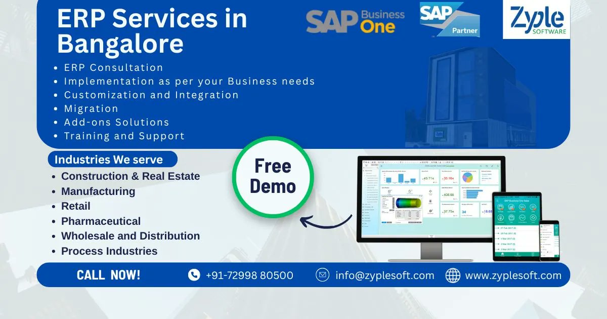 zyplesoftware's tweet image. Transform Your Business with Expert ERP Services in Bangalore!

Read: zyplesoft.com/erp-in-bangalo…

@zyplesoftware 
@SAP 

#ERP #Bangalore #ZypleSoftware #ERPImplementation #DigitalTransformation #Manufacturing #Pharma #Retail #Construction #ProcessIndustry #JewelleryManufacturing