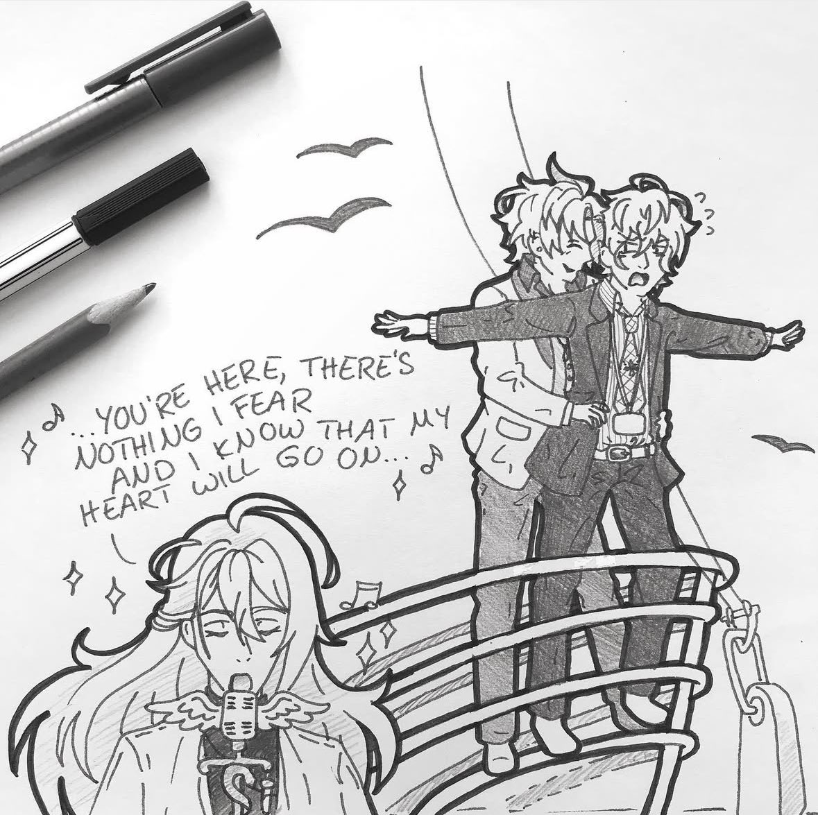 Low_On_Caffeine's tweet image. I don't have any new art but in honor of HypMic anniversary, have this cursed piece I did in 2020
#hypmic