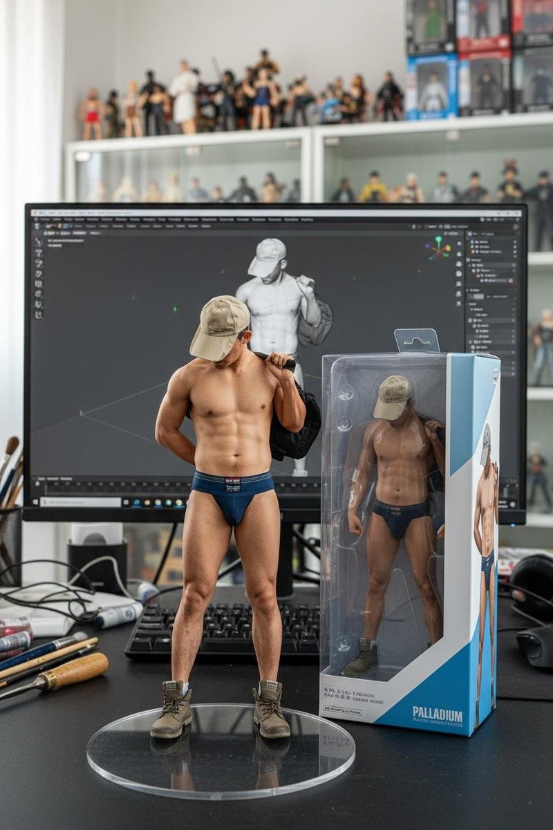 雖然是AI製作
但弄個真人公仔自嗨
好像也不錯