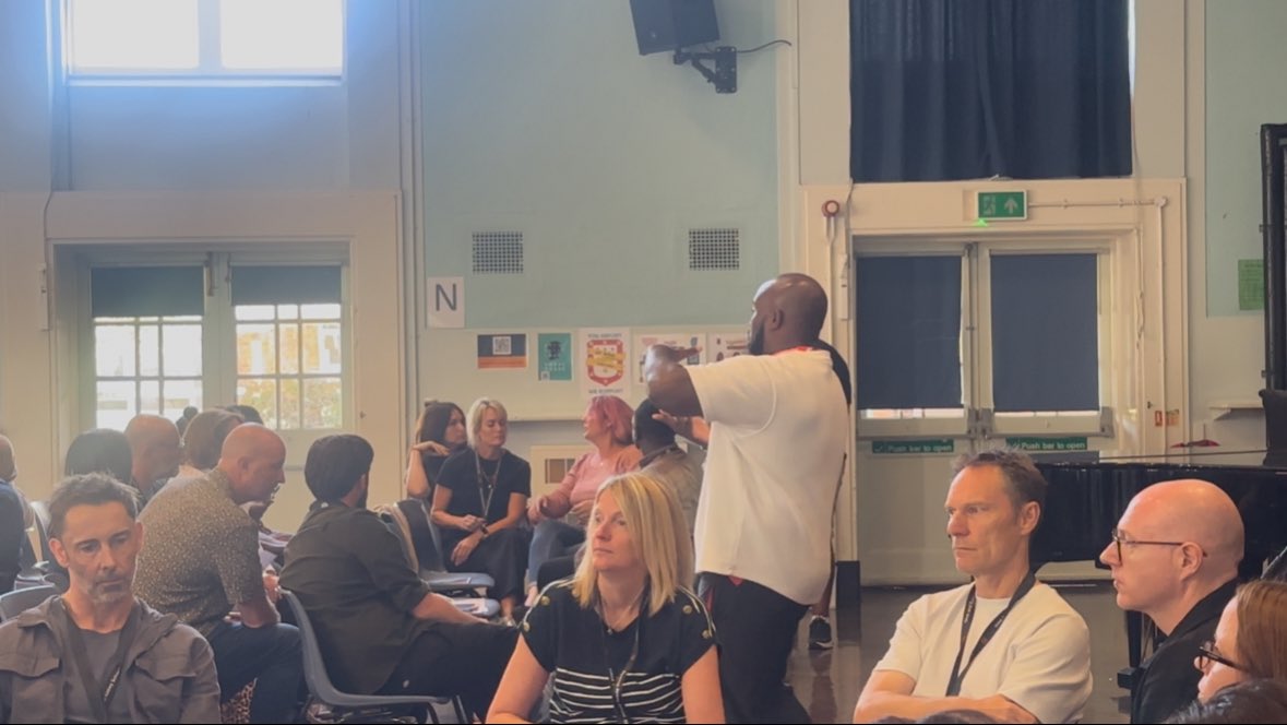 Mr Beezy (@thereal_mrbeezy) on Twitter photo I had a great time motivating and empowering the staff at <a href="/BarkingAbbeySch/">Barking Abbey School</a> yesterday, wishing them the best for the academic year ahead and looking forward to returning to motivate their students. I had a great time motivating and empowering the staff at <a href="/BarkingAbbeySch/">Barking Abbey School</a> yesterday, wishing them the best for the academic year ahead and looking forward to returning to motivate their students.