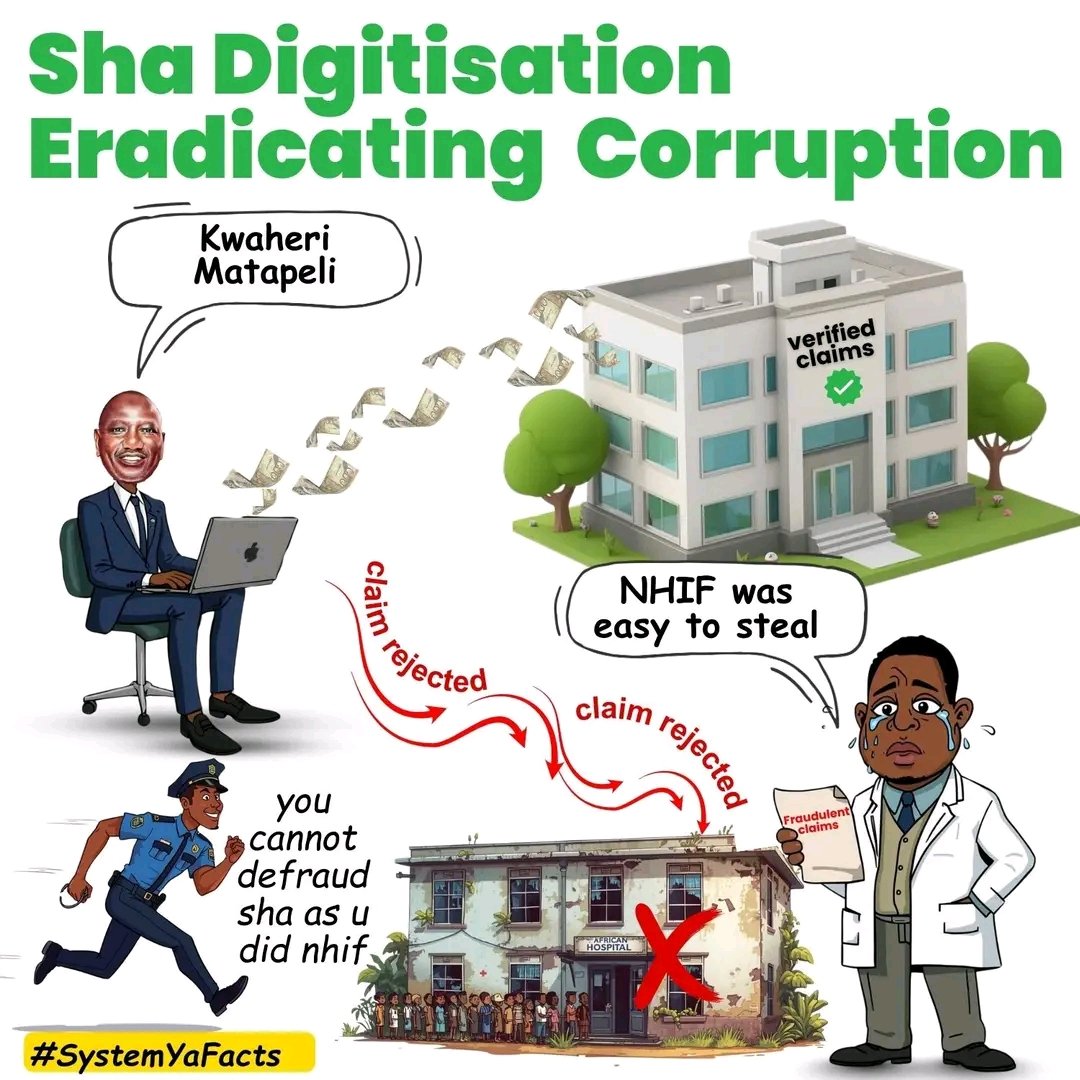 Thank you Mr president. No corruption