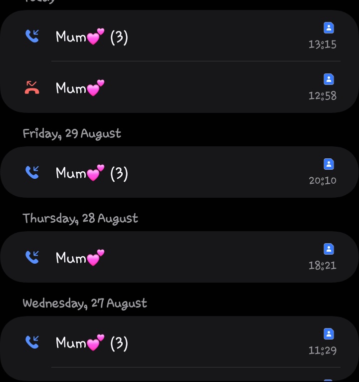 Yaani only my mum calls my phone ? 😭