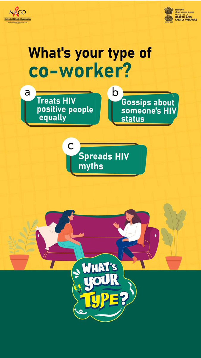 Choose kindness, not stigma!

HIV does not define a person. Respect, equality, and empathy do. Be a co-worker who uplifts, not one who judges.

#HIVAwareness
#AIDSAwareness
#ThisIsMyType