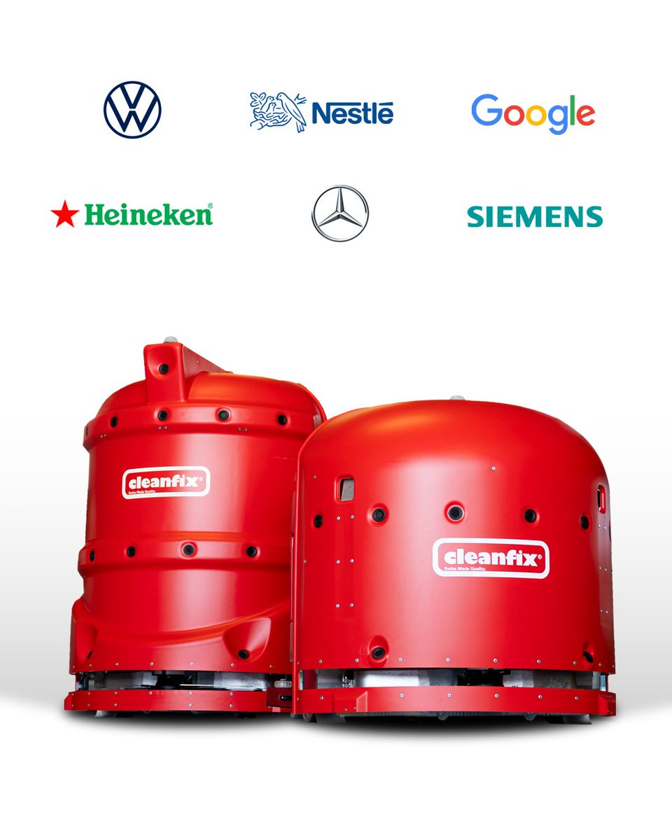 CleanfixRobot's tweet image. Trusted by Leading Companies Worldwide 🤝🌍
Across industries and around the globe, leading organizations rely on our autonomous cleaning robots to keep their large floor spaces spotless, efficient, and safe.
#Google #FoodAndBeverage #Mercedes #Volkswagen #GlobalBrands