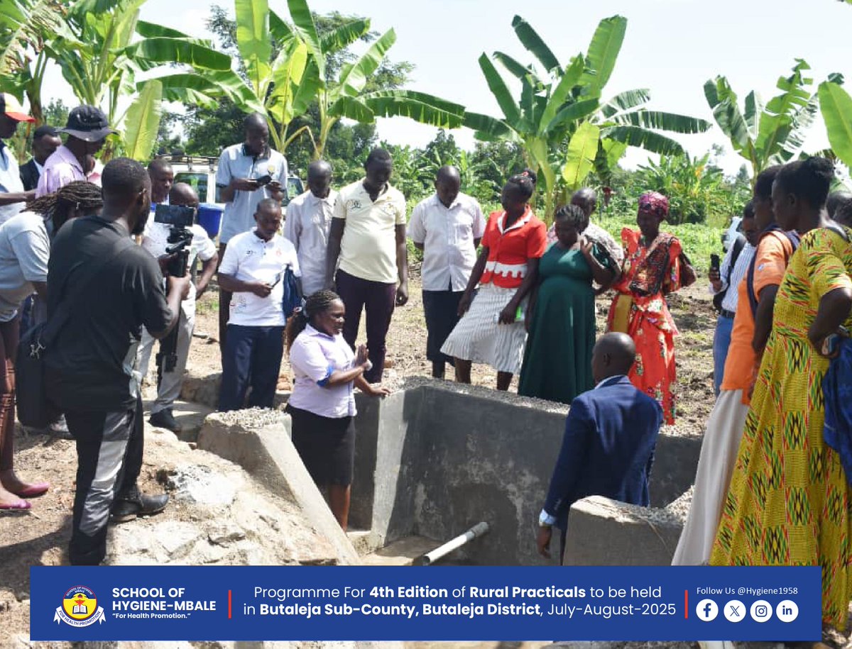 Hygiene1958's tweet image. He also toured a spring that had been protected by students and inspected water supply systems extended to the community during their stay. These projects were officially handed over to the community.
#CommunityProjects #CleanWater #SustainableDevelopment