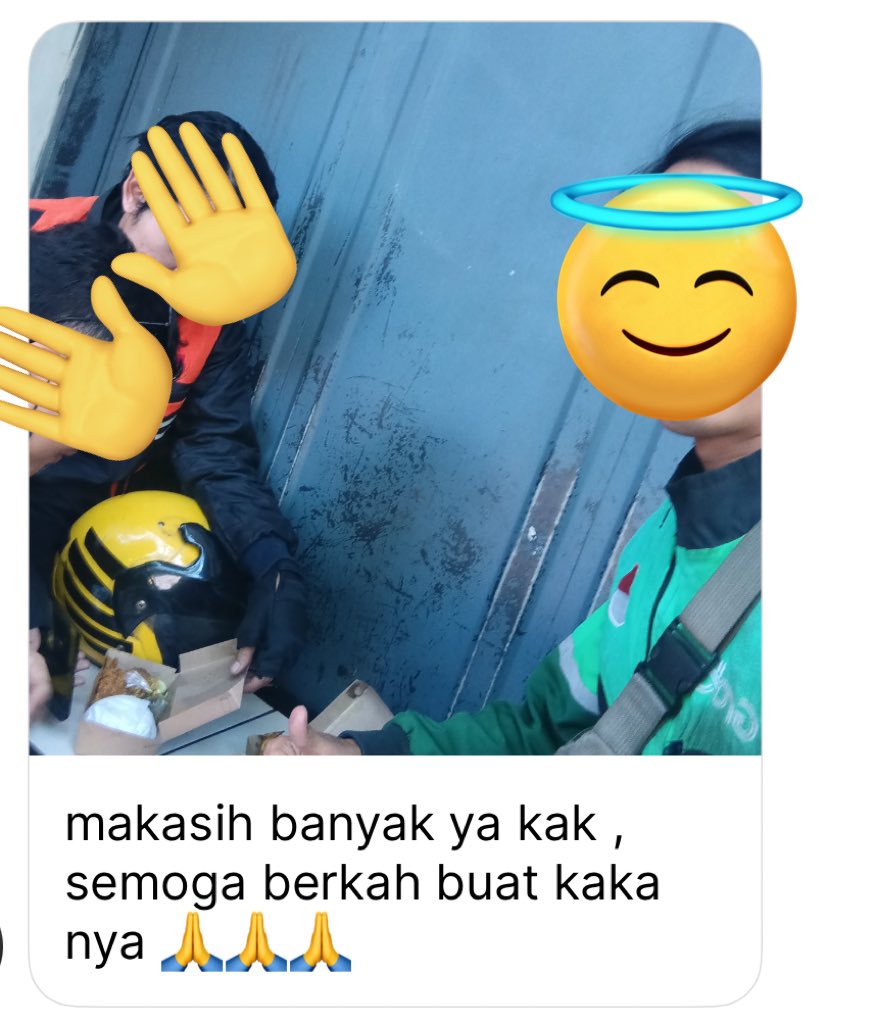 founditcute's tweet image. seneng bgt bisa bantu🥺🤍 hasil dr jual template kemarinn, hope it helps walaupun blm bisa banyak. reply dr mas grab nya so heartwarming🥹