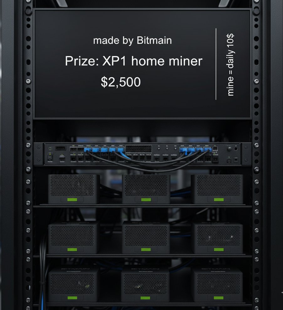 ⏳ Only 5 Days Left!
🚀 Win the XP1 Home Miner ($2,500)
💸 Passive income = $10+ EVERY day
🎟️ Just $3 USDT per ticket
⚡ 100% On-Chain • Fair • Unstoppable
⏰ Miss this chance = Regret forever
👉 blockclottery.com
#Crypto #Bitcoin #Ethereum #CryptoMining #PassiveIncome