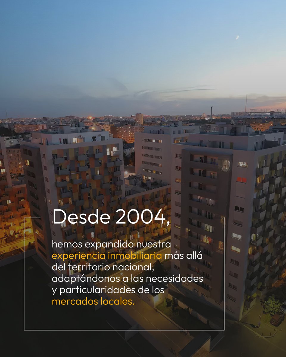 La clave de nuestro éxito reside en la vocación de trasladar un modelo de promoción inmobiliaria consolidado a los diferentes mercados:

➡️ Adaptando los productos a las demandas de cada tipo de cliente.
➡️ Haciendo viables las promociones de acuerdo a sus poderes adquisitivos.