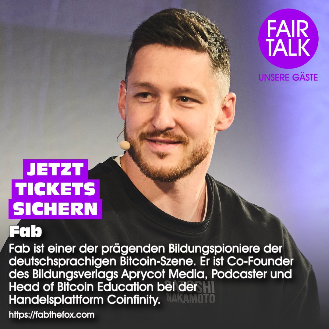 Zurück aus dem Urlaub und als aller erste Amtshandlung: In den Zug und ab zur <a href="/FairtalkTV/">fairtalk.tv</a> Aufnahme in Dortmund 😌 

BITCOIN STATT BANK: UNABHÄNGIGKEIT IM DIGITALEN ZEITALTER?!

Mit Dennis, <a href="/Justdoitalex/">Alex v. Frankenberg (Hodltrainer)</a> &amp; <a href="/geyer_rachel/">Rachel</a> 🧡 - wenn ihr in der Nähe seid, holt euch Tickets und kommt