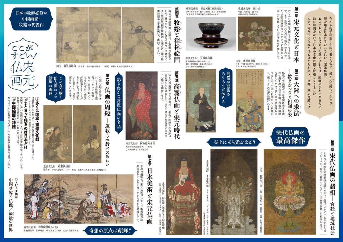 宋宗民絵画 特別展「宋元仏画ー蒼海（うみ）を越えたほとけたち