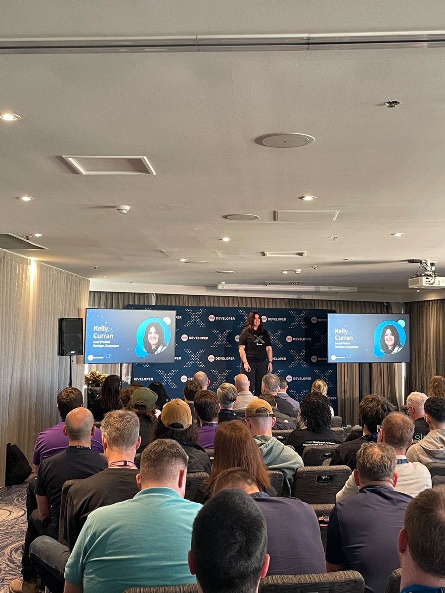 XeroAPI's tweet image. Kelly Curran, our lead Product Manager for Ecosystem, going through the major product improvements!