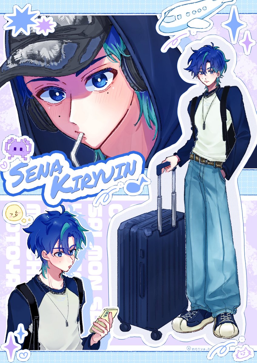senaさま専用ページ RT @motya_0: #SenasArt ︎🫶🏻💙✨️✨️