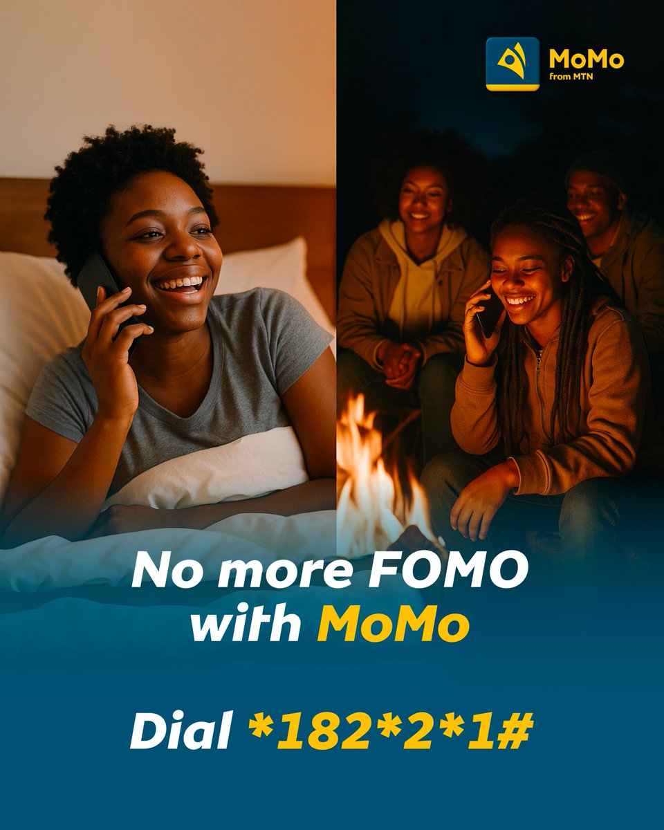 MoMo_Rwanda's tweet image. Airtime fuels your Social Life  , From last-minute plans to surprise hangouts 
MoMo keeps you ready for anything, Dial *182*2*1# 
#Bivamomotima 
#MomoIsLife 
#Airtime”
