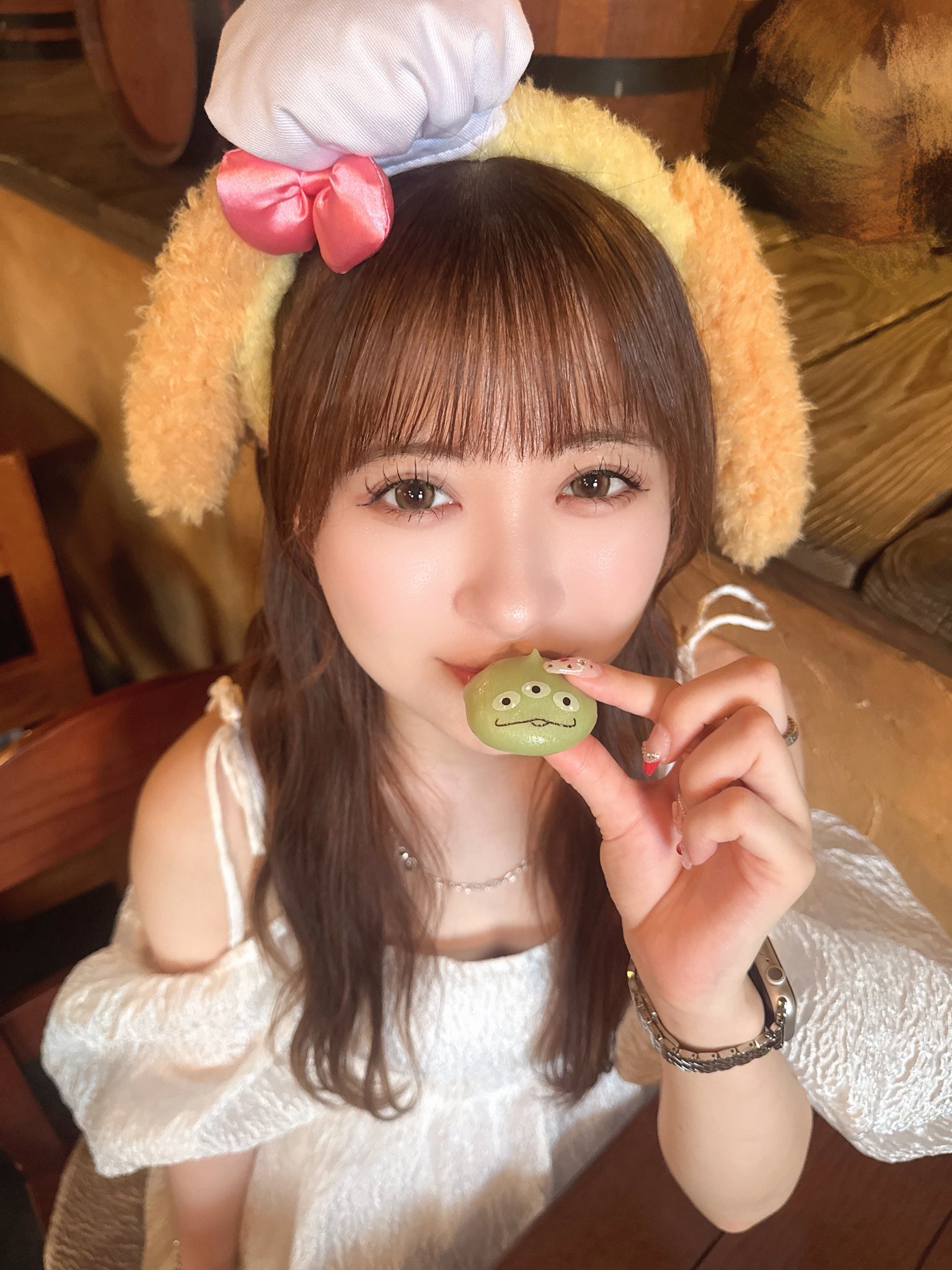 生田衣梨奈★モバガチャ　生田衣梨奈を見送ってver 櫻井梨央(モーニング娘。'25)「生田衣梨奈さん愛してる」 L判 1