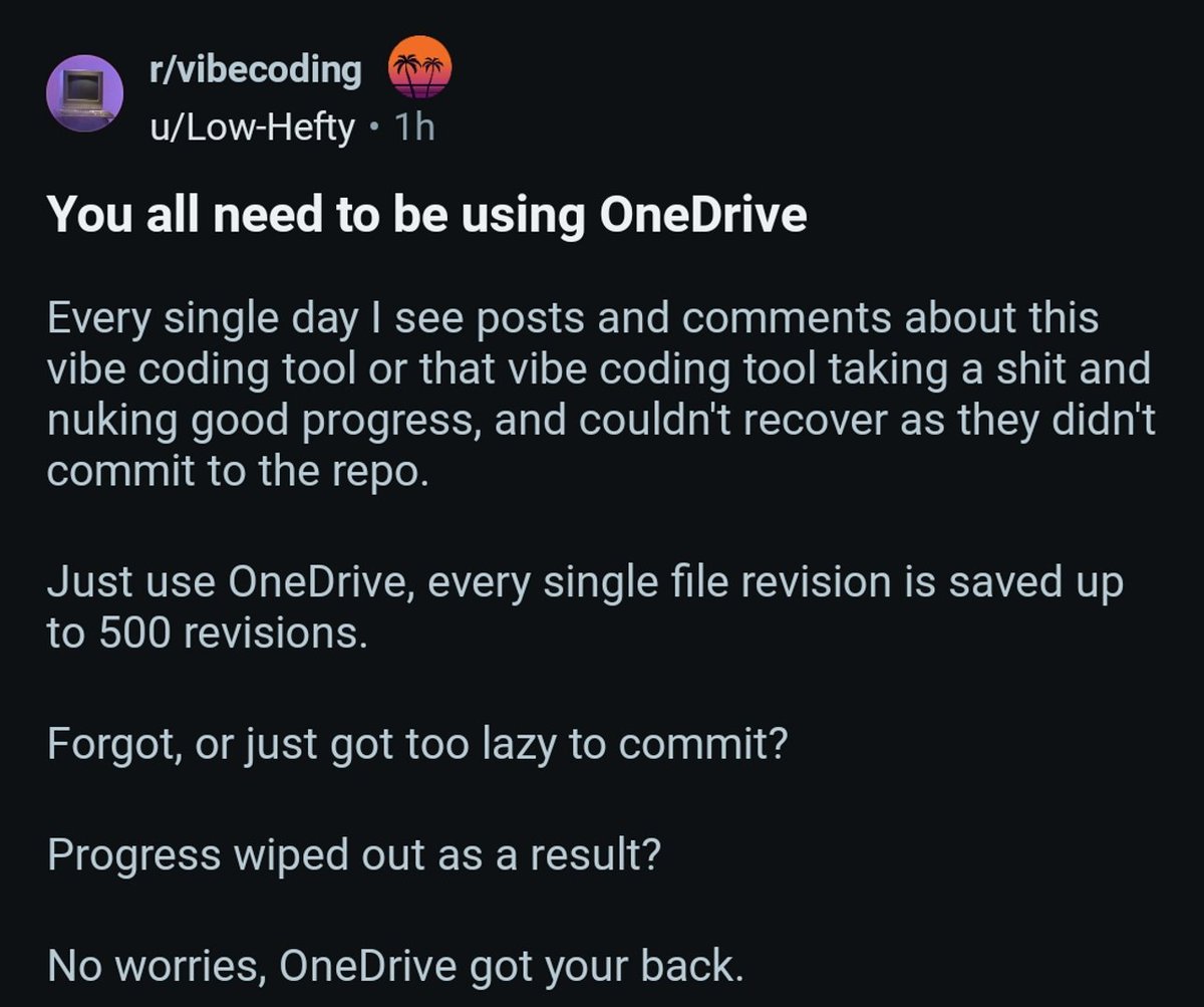 BogdanBujdea's tweet image. Vibe coding is like watching someone take their first ski lesson… at the top of a black diamond ski slope.
They are moving fast... just not in control. It&apos;s funny and tragic at the same time!

#VibeCoding #AiAssistedCoding #DevHumor