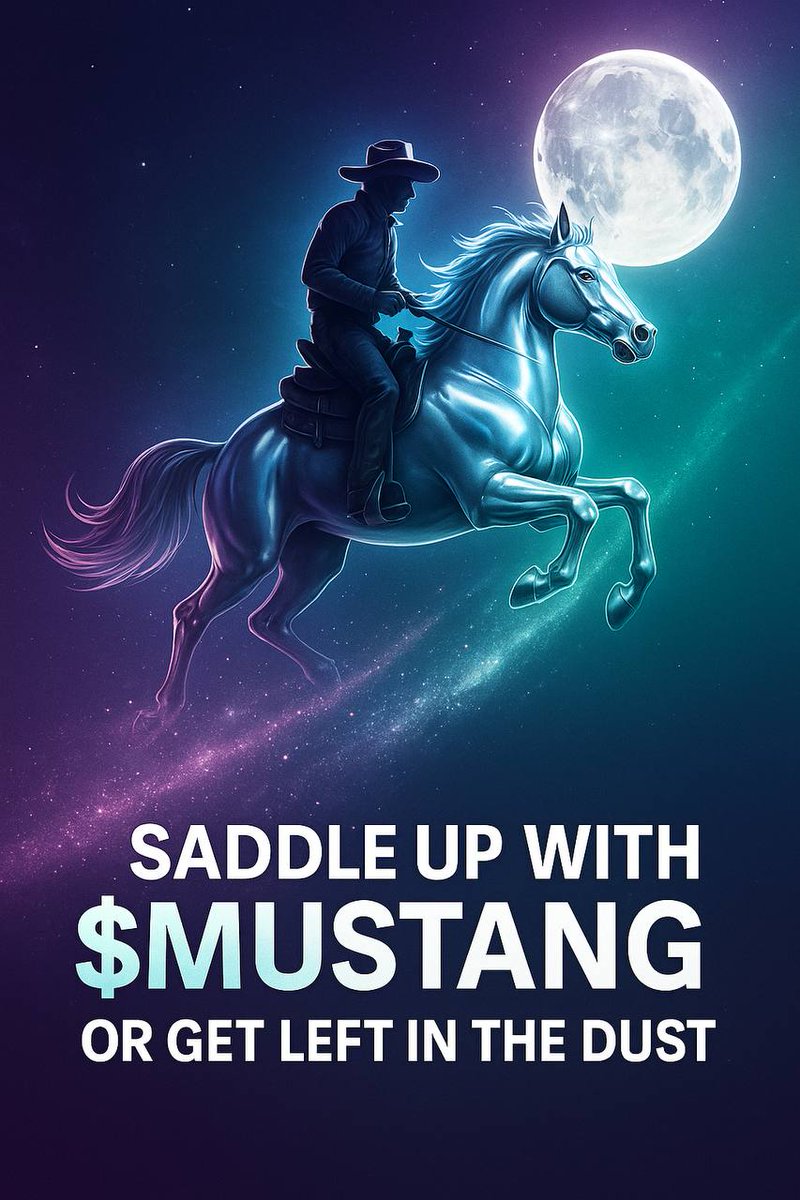 Who is ready to run with the strength of a mustang.

Prepare⚡

#memes #btc #pumpfun #solana