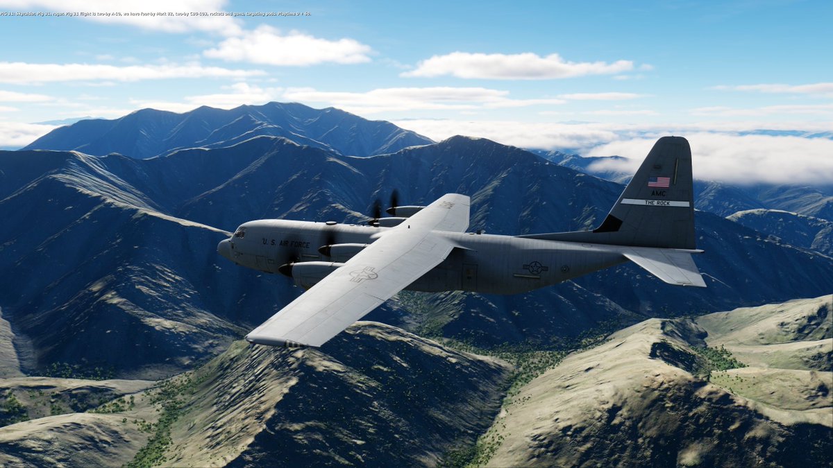 The C-130J over the mountains in Afghanistan, delivering ammo for SOF to a remote airstrip in the area with confirmed enemy presence. What can possibly go wrong? Join us at <a href="/SimGamingExpo/">Sim Gaming Expo</a> in Chicago this weekend to find out!