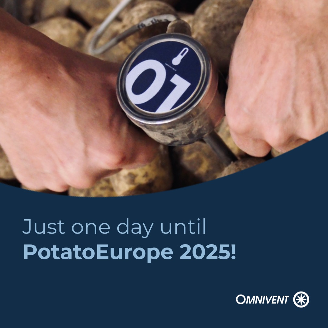 Just 1️⃣ Day until <a href="/PotatoEurope/">PotatoEurope</a> starts! Meet us to discuss your storage projects and check our latest potato storage technologies. You can find us at stand E3-02, together with our partner APH group.

👉 More info at: f.mtr.cool/eyhppfrasx #potatoeurope