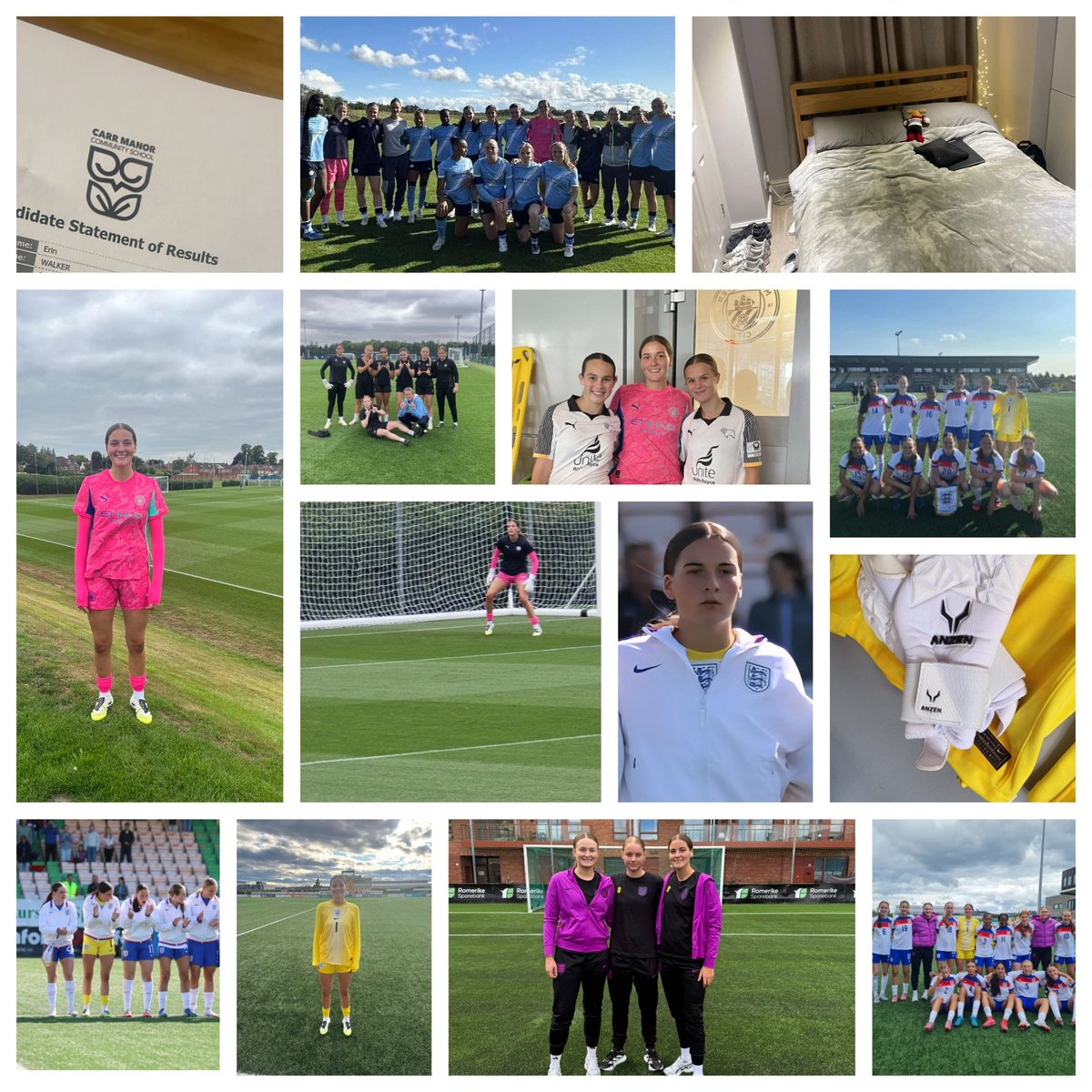 August was a busy month for Erin  England duty, moving to a new City, friendly and competitive club debuts, GCSE results, and lots of hard work and fun.  Looking forward to the months ahead.
<a href="/TeamSportsAid/">SportsAid</a> #backingthebest <a href="/AnzenGk/">AnzenGK</a>