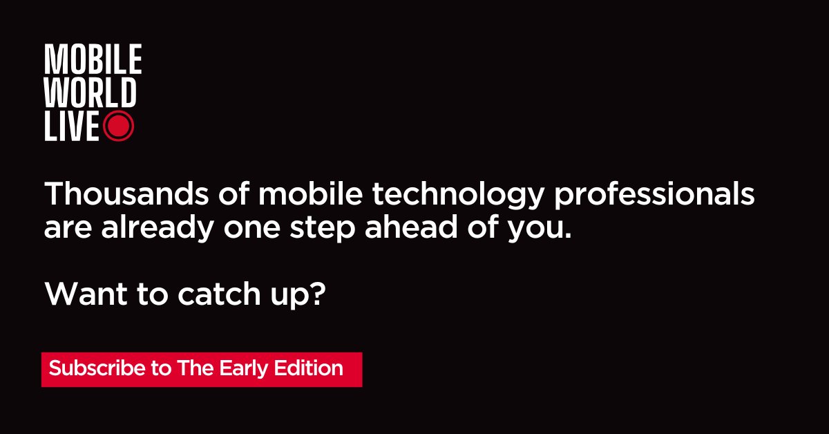 mobileworldlive's tweet image. Stay one step ahead with The Early Edition, by Mobile World Live:
- 1 minute reading - the most essential news you need to know (ad-free)
- Breaking news from the West Coast USA & Asia
- Insight into the day & evening ahead
Subscribe here:
gsma.at/Jl