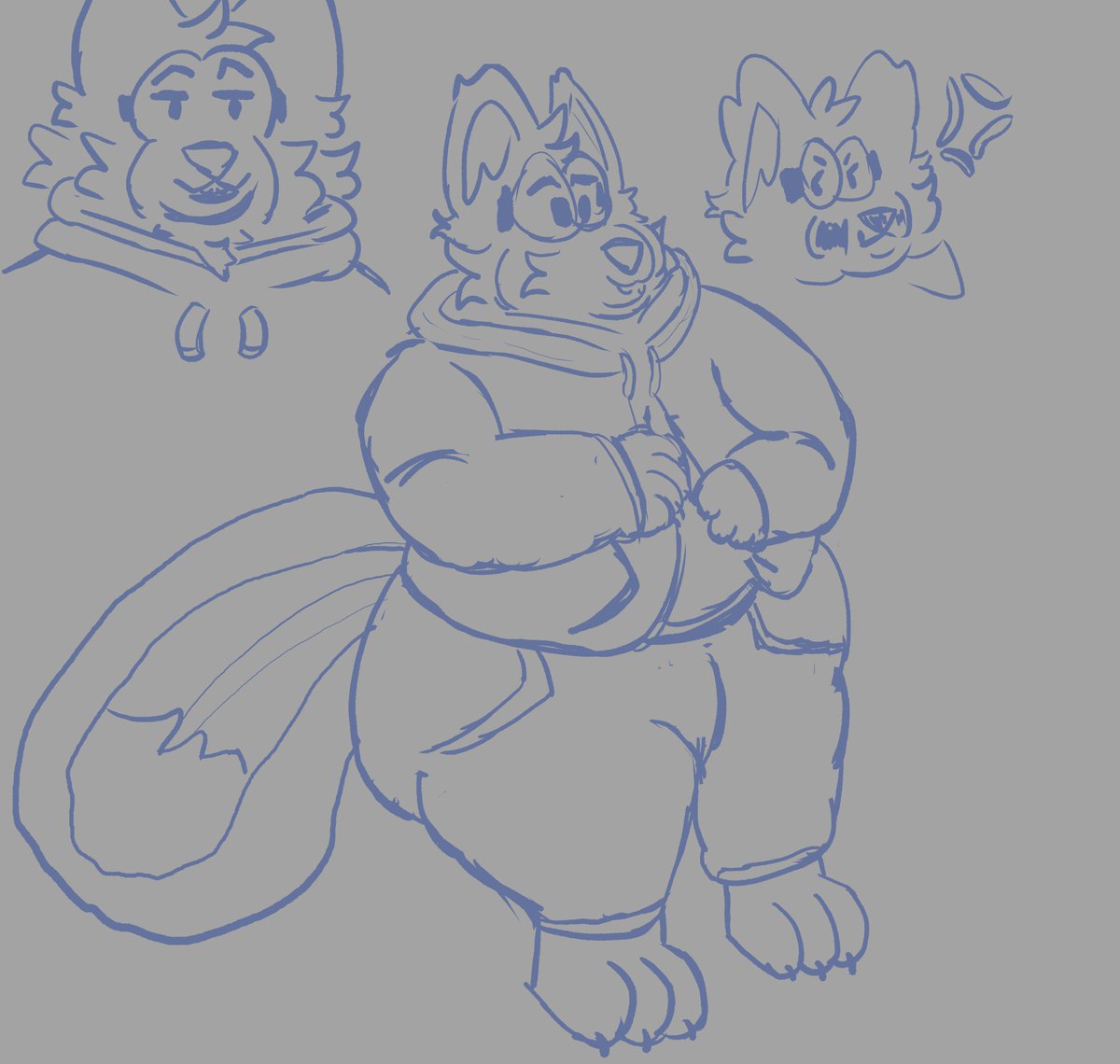 It's been forever since I've uploaded art...here's one that I did tonight that I like =-] [reupload to fix an arm and add another lil doodle in...]