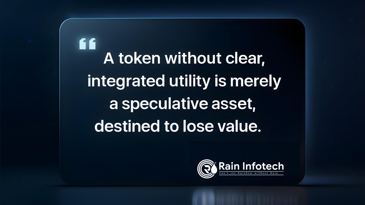 mehul__akbari's tweet image. 💡Essential truth for #BlockchainStartup founders: &apos;A token without clear, integrated utility is merely a speculative asset, destined to lose value.&apos; 

Our Latest Guide. Don&apos;t build on hype. Build on purpose. Read more: lnkd.in/dcvQ_6W8

#TokenUtility #Web3 #Crypto…