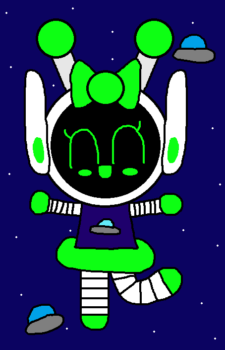 Robot Alien Girl Inflatable Tutu <a href="/fanatic600/">DeeFanatic600 (Account Ceased, moved to 🦋)</a>