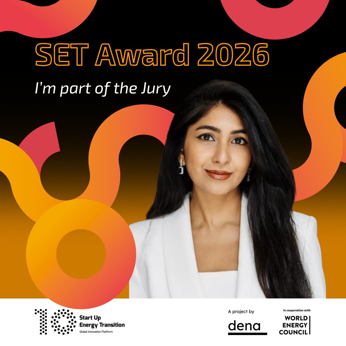 🌍  Honored to return as part of the jury for the <a href="/StartUpGET/">Start Up Energy Transition (SET)</a>, a global competition powered by @ German Energy Agency (<a href="/dena_news/">dena</a>,) in cooperation with the <a href="/WorldEnergyMk/">WorldEnergyCouncilMk</a>.
📅 Deadline: 31 October 2025
🔗 Apply now: deutscheenergieagentur.submittable.com/submit
#SET26 #SETAward #ClimateTech