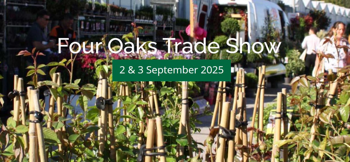 🌿 The day has arrived: <a href="/FourOaksTrade/">Four Oaks Trade Show - September 2/3 2025</a> show opens today!🌺🪻🌹

We’re here on stand C79-80 ready to welcome you 👋

🏆 Don’t miss the HORT WEEK NEW PRODUCT AWARDS Ceremony this afternoon at 5:30pm in House T

<a href="/FourOaksTrade/">Four Oaks Trade Show - September 2/3 2025</a> <a href="/Waineroonie/">Mike Wainwright</a> <a href="/DixonGiles51960/">Giles Dixon (Hortifeeds)</a>
#UKHorticulture