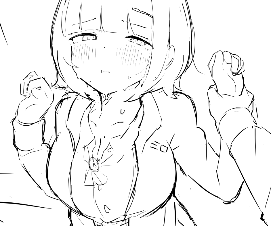 ぶち犯されそうな陰キャちゃん良い感じに描けてきた