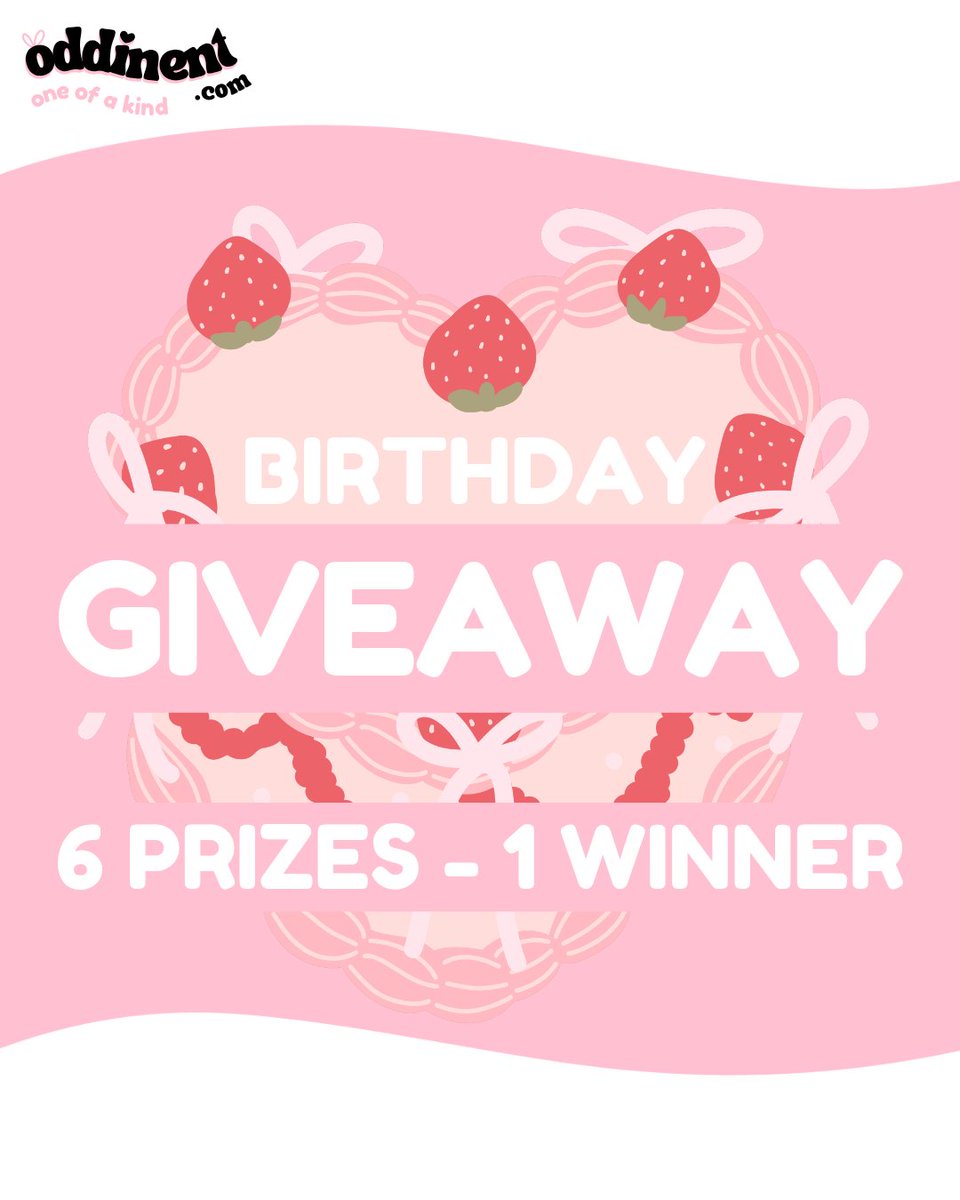 oddinent's tweet image. Birthday Celebration GIVEAWAY 🎂

happening over on instagram, free to enter! 🤭🎉

SIX PRIZES, ONE WINNER 💝

giving away some cute crochet goodies, my personal favourites!🍓

instagram.com/p/DOEhFjCjE7G/…