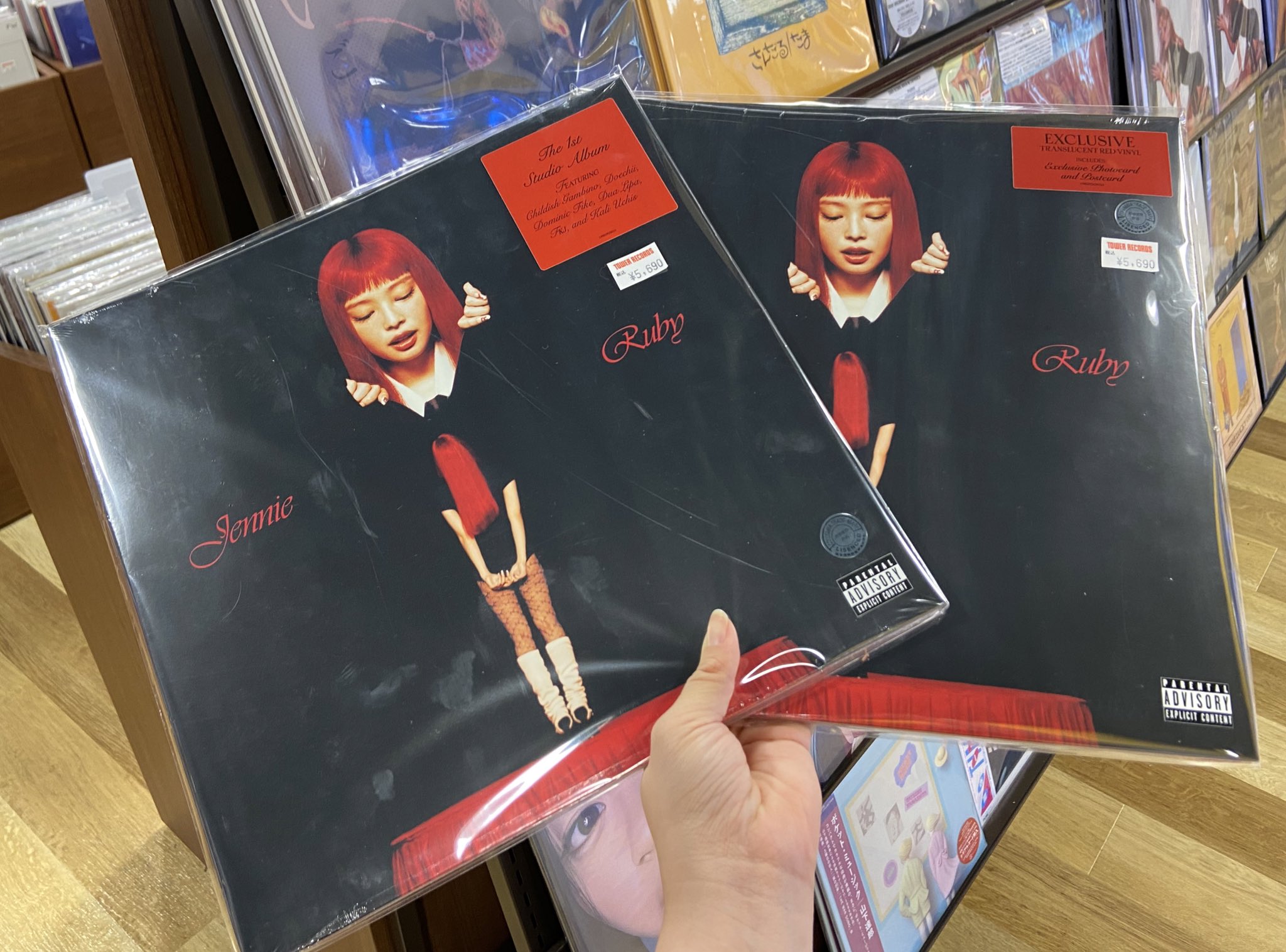 Jennie / Ruby 輸入盤LP (半透明レッド・ヴァイナル) 限定盤！ Ruby (レッド・ヴァイナル仕様/アナログレコード) : JENNIE