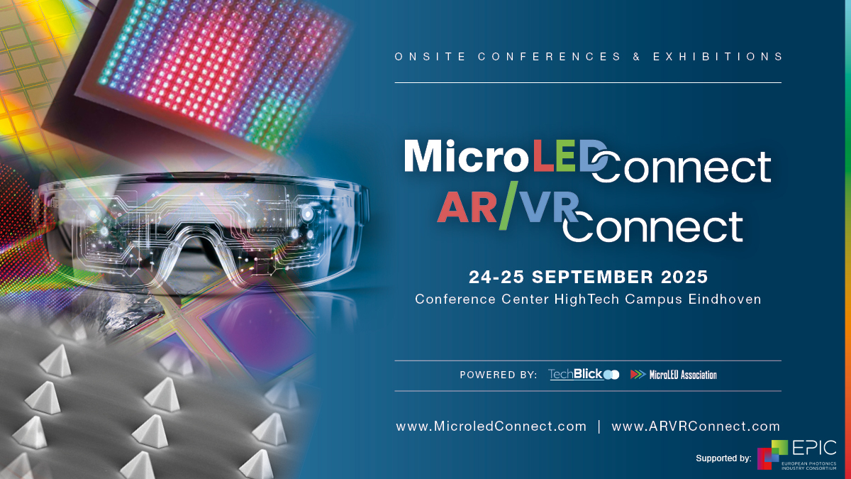 EPIC_photonics's tweet image. 🚀 Excited to support #MicroLEDConnect 2025!
📅 Sept 24–25 | 📍 Eindhoven, NL
Explore the future of #MicroLED, #ARVR, & display tech with 40+ talks, masterclasses & global innovators.
🎟️ Register now: microledconnect.com
#EPICsupports #TechEvents #DisplayInnovation #DeepTech