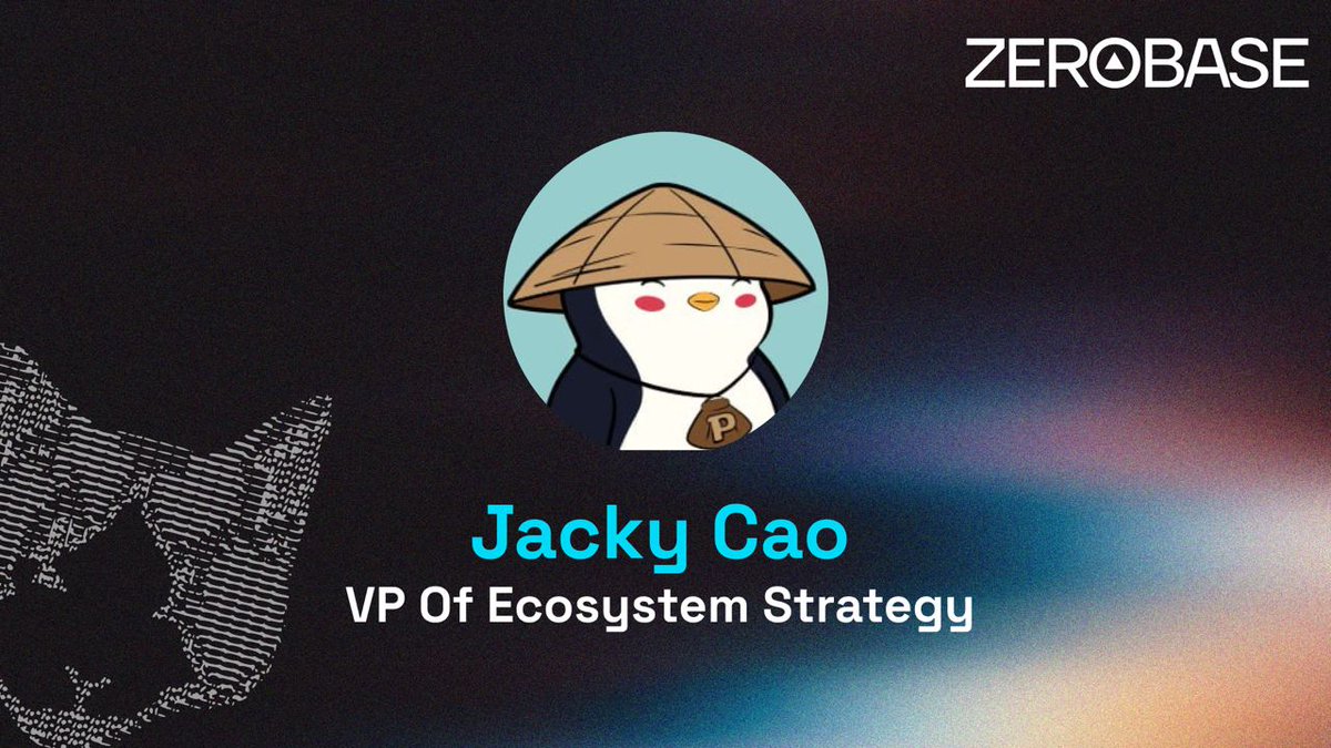ZEROBASE (@zerobasezk) on Twitter photo We’re honored to welcome Jacky Cao <a href="/JackyONLINE9/">Jacky-ZEROBASE</a> , founder of PB Labs, as ZEROBASE’s VP of Ecosystem Strategy—to drive global expansion across staking, zkDarkpool, payments, and governance.
ZEROBASE is evolving from pure R&D into scaled adoption. With Jacky leading ecosystem, We’re honored to welcome Jacky Cao <a href="/JackyONLINE9/">Jacky-ZEROBASE</a> , founder of PB Labs, as ZEROBASE’s VP of Ecosystem Strategy—to drive global expansion across staking, zkDarkpool, payments, and governance.
ZEROBASE is evolving from pure R&D into scaled adoption. With Jacky leading ecosystem,