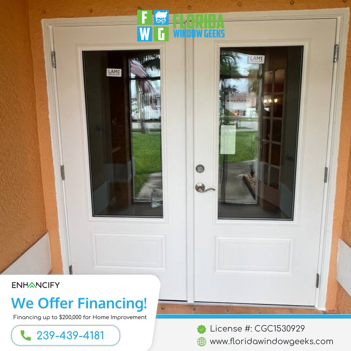 fl_windowgeeks's tweet image. A new fiberglass entry door is more than just an upgrade—it’s an investment in security, style, and energy savings! Let’s transform your home together.

📞  239-439-4181
🌐 floridawindowgeeks.com/fort-myers/ent…

#FiberglassEntryDoors #HurricaneProtection #HomeUpgrade #FloridaWindowGeeks
