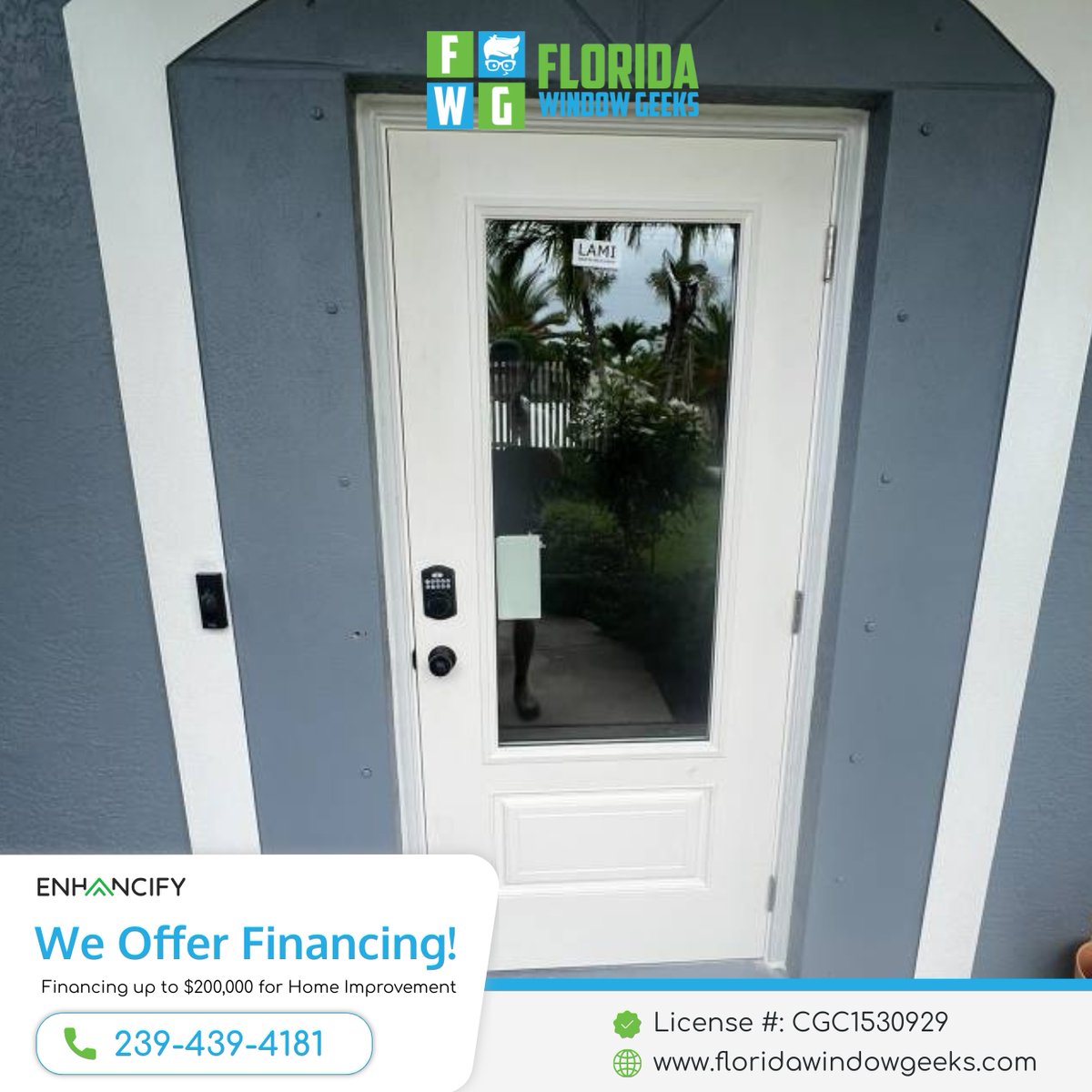 fl_windowgeeks's tweet image. A new fiberglass entry door is more than just an upgrade—it’s an investment in security, style, and energy savings! Let’s transform your home together.

📞  239-439-4181
🌐 floridawindowgeeks.com/fort-myers/ent…

#FiberglassEntryDoors #HurricaneProtection #HomeUpgrade #FloridaWindowGeeks