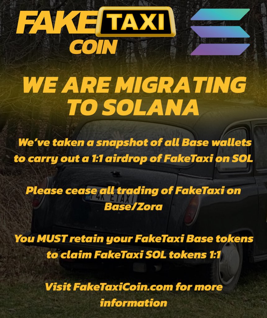 faketaxicreator's tweet image. 🚨 UPDATE FROM THE BACKSEAT 🚨