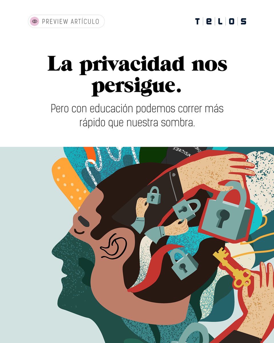 👣 Cada paso que damos en internet deja una marca: nuestra huella digital.

¿Quién la controla: tú o tu sombra digital?

La respuesta no está en prohibir, sino en educar. Descúbrelo en TELOS: 'La privacidad nos persigue, pero nosotros somos más rápidos'.

🔗