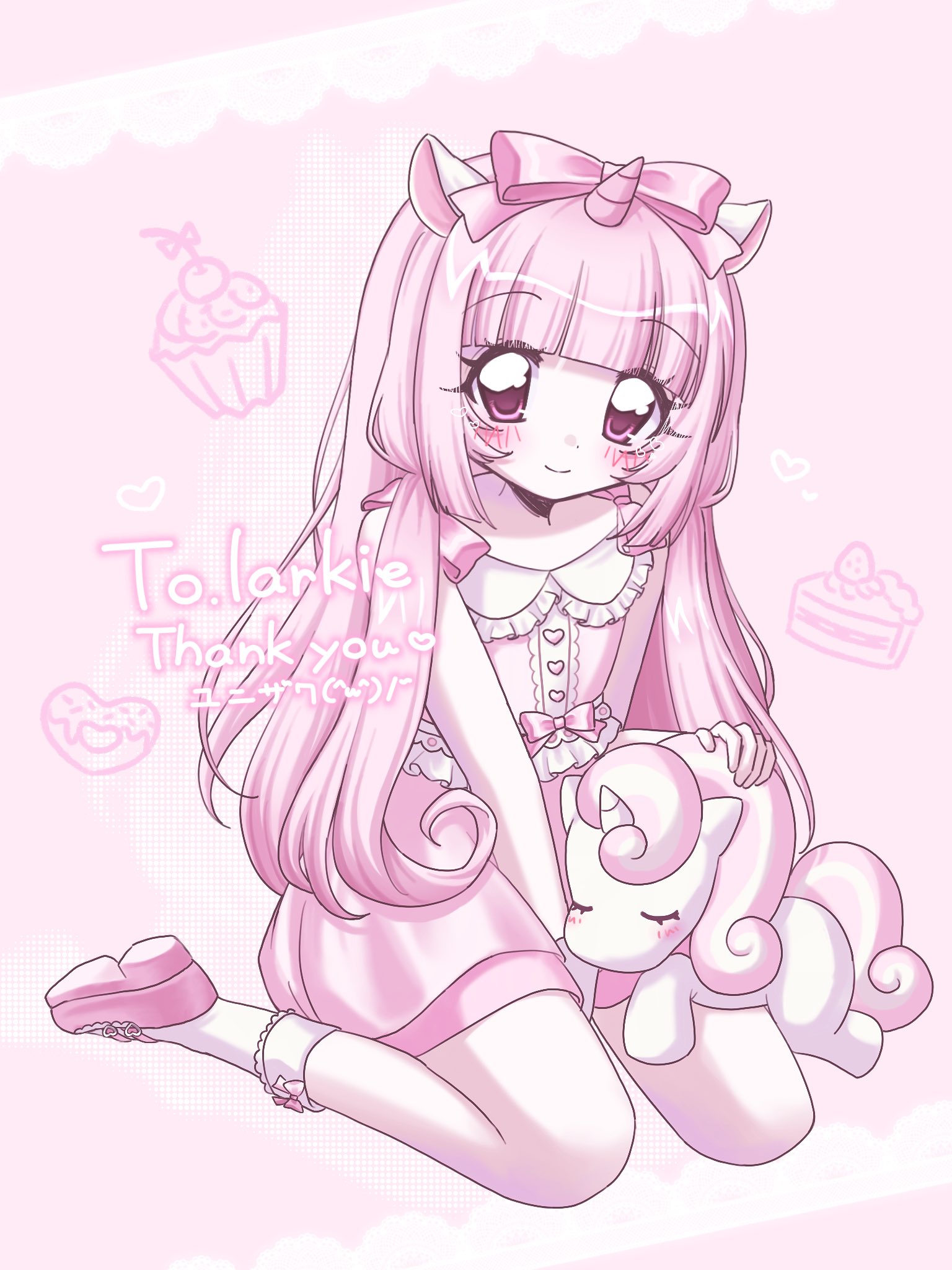 ユウナ　オーダー　手描きイラスト Rock in Japan Fes. T-シャツにイラストレーションを提供して