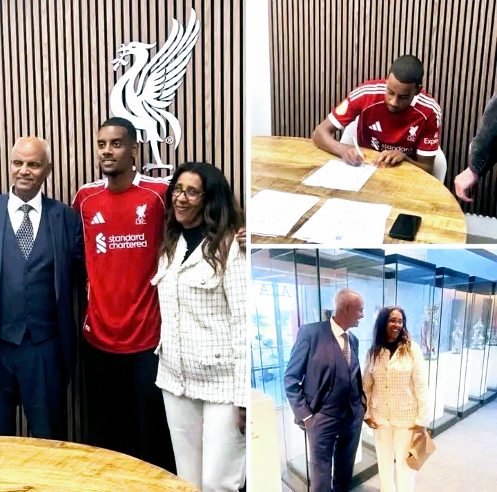 AndebrhanHintsa's tweet photo. Now, I hope you find out where the #DNA of "outstanding in stance" comes from. 
#Sweden 🇸🇪
#Eritrea🇪🇷 #isaktoliverpool #LFC https://t.co/i8XPeM8D7B