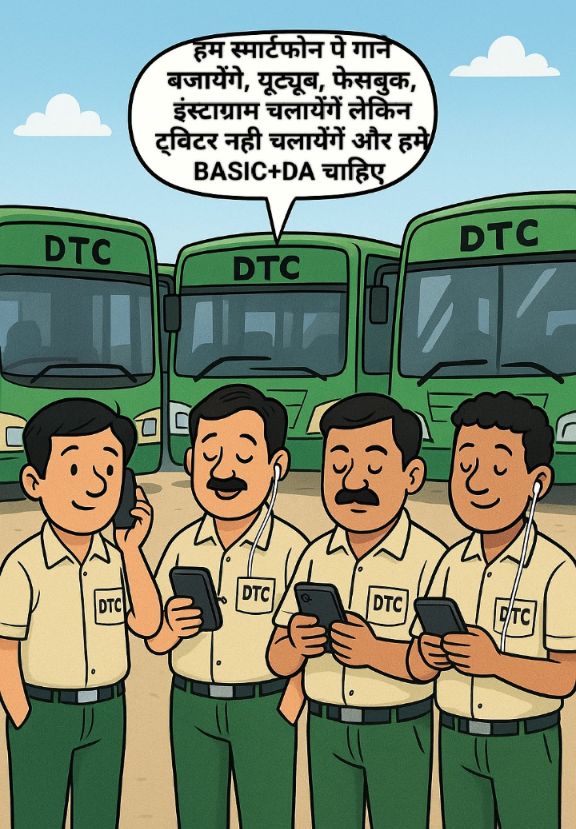 दिल्ली ट्रांसपोर्ट मंत्री हटाओ 
डीटीसी विभाग बचाओ 
प्राइवेट कंपनी ऑपरेटर हटाओ अभियान
#Justice_For_Dtc 
<a href="/_PyaraHindustan/">Pyara Hindustan</a> <a href="/aajtak/">AajTak</a> <a href="/ABPNews/">ABP News</a> <a href="/ZeeNews/">Zee News</a> <a href="/indiatvnews/">India TV</a> <a href="/NBTDilli/">NBT Dilli</a> <a href="/Lawyer_Kalpana/">कल्पना श्रीवास्तव 🇮🇳</a> <a href="/LtGovDelhi/">LG Delhi</a> <a href="/CMODelhi/">CMO Delhi</a> <a href="/drpankajbjp/">Pankaj Kumar Singh</a> <a href="/p_sahibsingh/">Parvesh Sahib Singh</a> <a href="/dtchq_delhi/">Delhi Transport Corporation</a> <a href="/JhalkoDelhi/">Jhalko Delhi</a> <a href="/jad_tak/">Jad Tak News</a> <a href="/IND_CPS/">Citizen Publication System</a>
