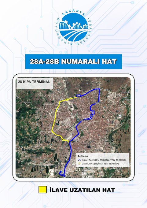 Sakarya’da Toplu Taşıma Hatları Güncelleniyor