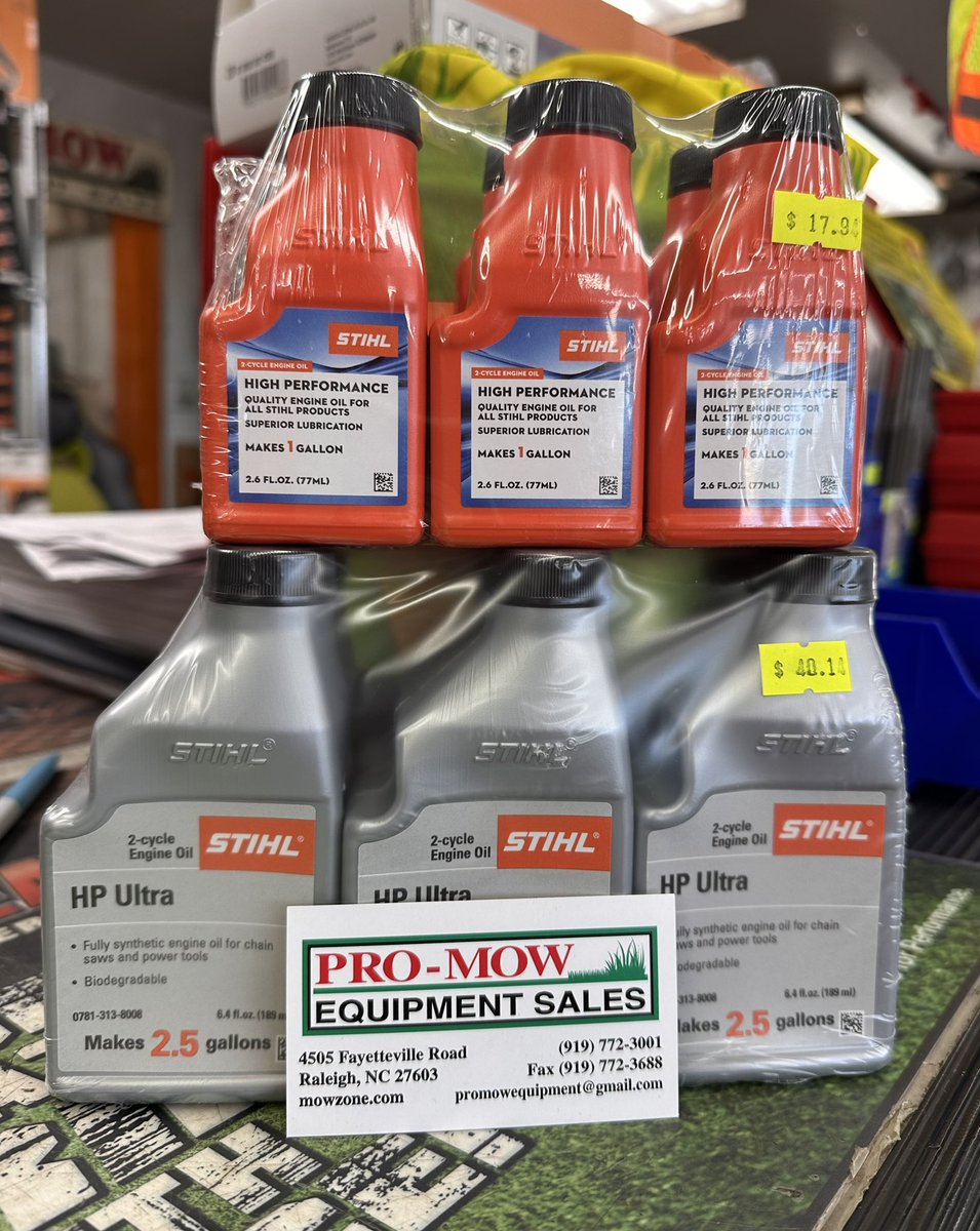 Fuel up for the week here at Pro-Mow!