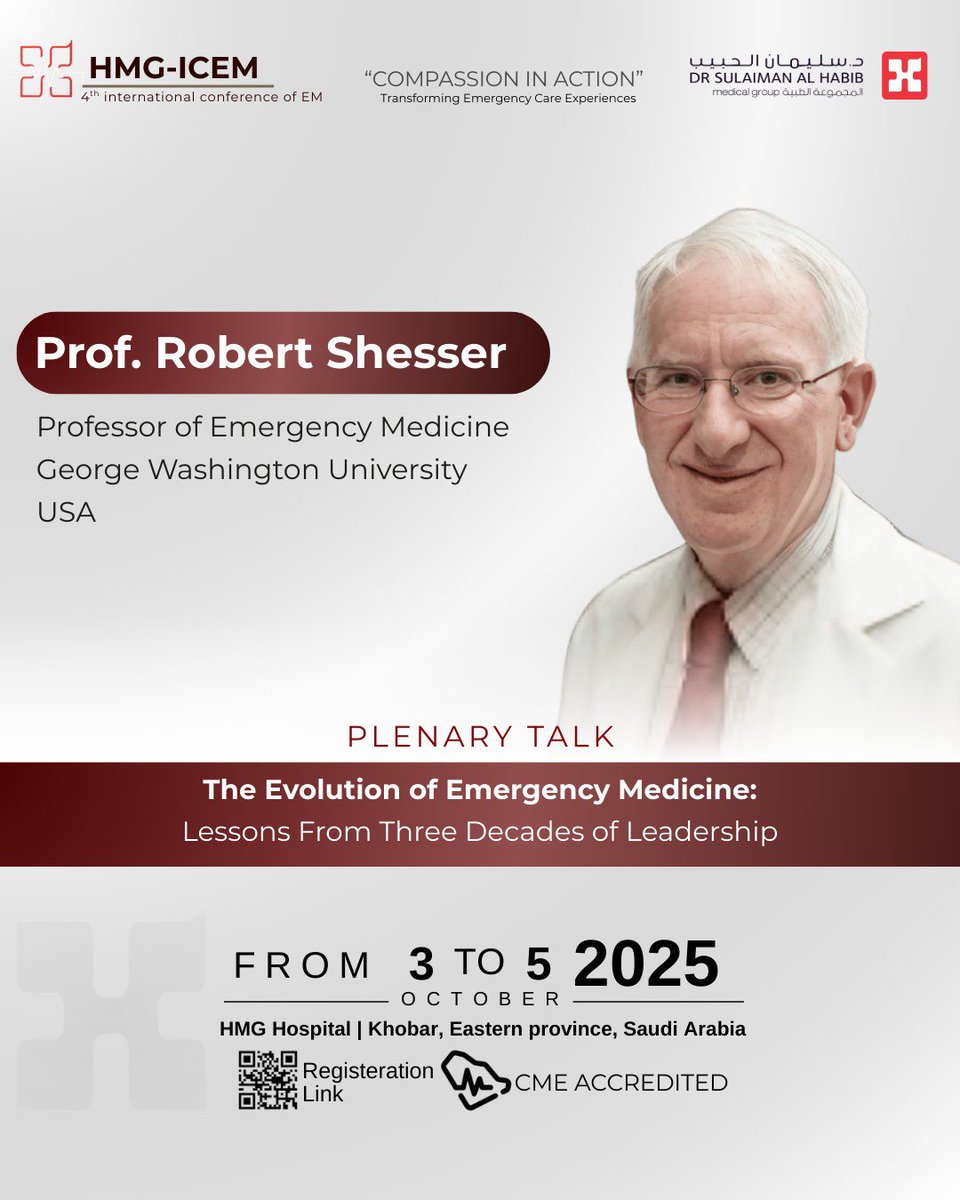 Join us for an insightful plenary session with Prof.Robert Shessar, a renowned leader in emergency medicine with over 30 years of experience as Chairman Emergency Department. 

Discover expertise, innovation, and inspiration at its finest.

#HMGICEM25